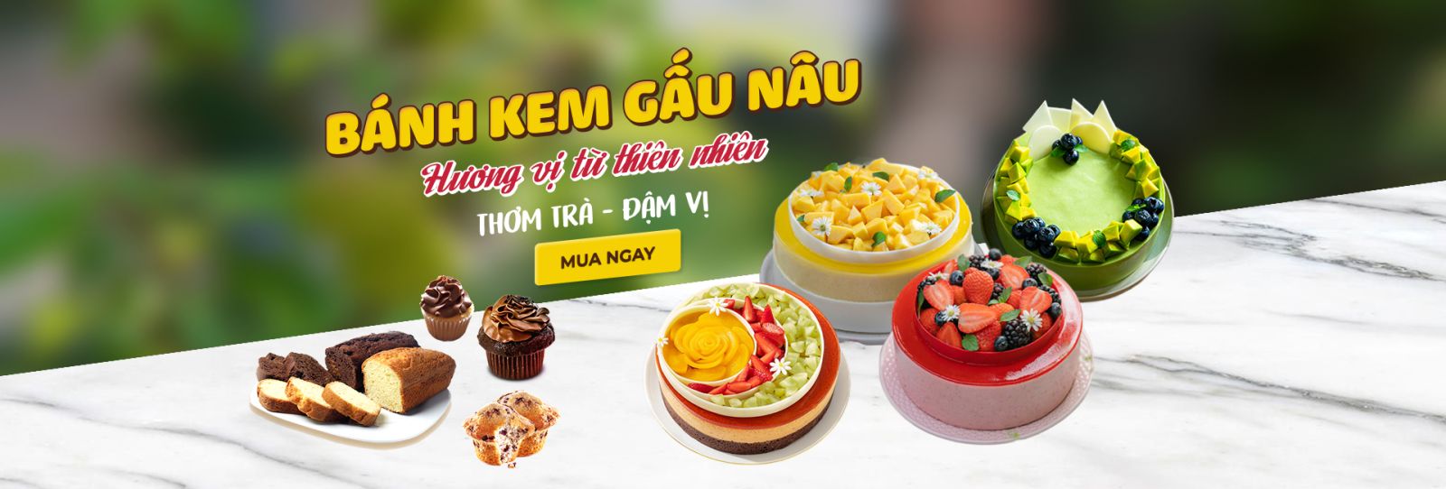 Tiệm Bánh Kem Gấu Nâu