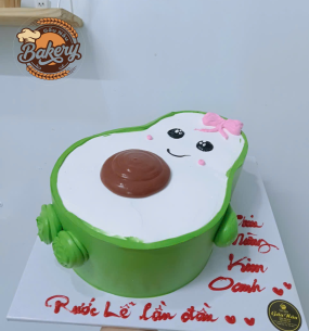 Bánh Kem Sinh Nhật Hình Trái Bơ Cute 