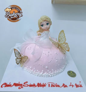 Bánh Kem Sinh Nhật Hình Công Chúa 