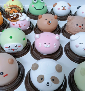 Bánh Kem Bơ Thú Mini Siêu Cute