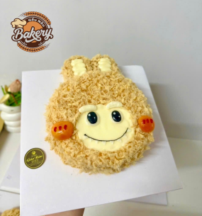 Bánh Bông Lan Trứng Muối Hình Con Thỏ
