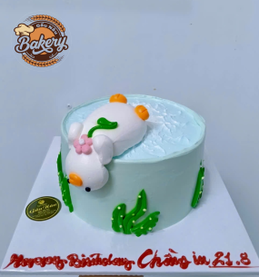Bánh Kem Hình Con Vịt Cute