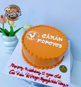 Bánh Kem Sinh Nhật Mini Họa Tiết Gà Con