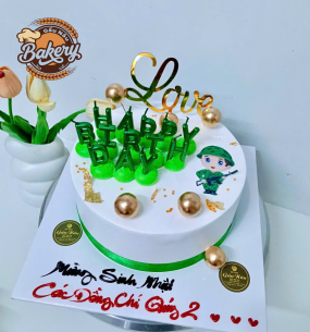 Bánh Kem Sinh Nhật Chú Bồ Đội