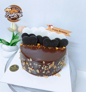 Mẫu Bánh Kem Sinh Nhật Hoạ Tiết Hình Trái Tim