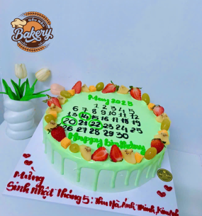 Bánh Kem Sinh Nhật Vẽ Lịch Đẹp & Ý Nghĩa