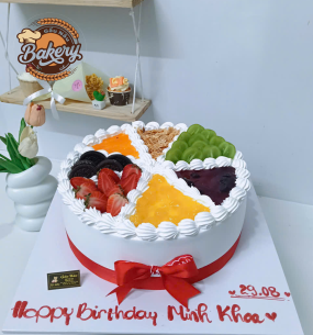 Set Bánh Mousse Vị Dâu, Việt Quất, Xoài, Chanh Dây
