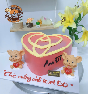 Bánh Kem Sinh Nhật Hình Trái Tim Đầy Ý Nghĩa