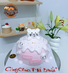Bánh Kem Hình Thú Siêu Cute Cho Bé