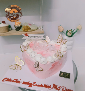 Mẫu Bánh Kem Tình Yêu - Bánh Sinh Nhật Trái Tim