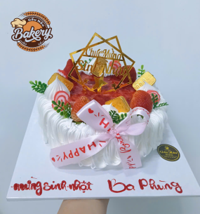 Bánh Kem Sinh Nhật Mix Dâu Tây