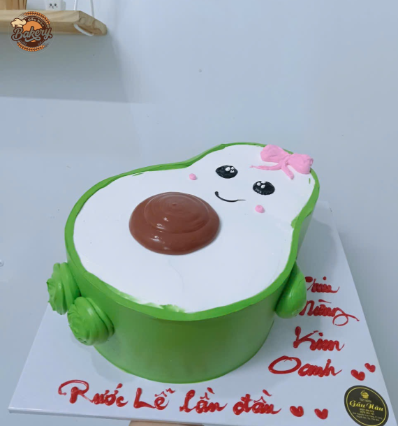 Bánh Kem Sinh Nhật Hình Trái Bơ Cute 