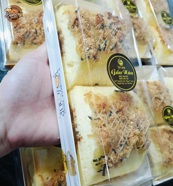 Bánh Bông Lan Cuộn Trà Bông Rộng Biển