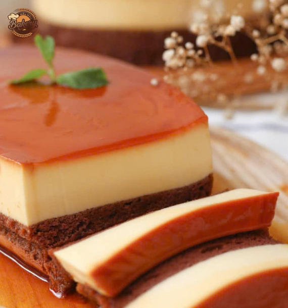 Bánh Gato Flan Socola Mềm Mịn Thơm Ngon