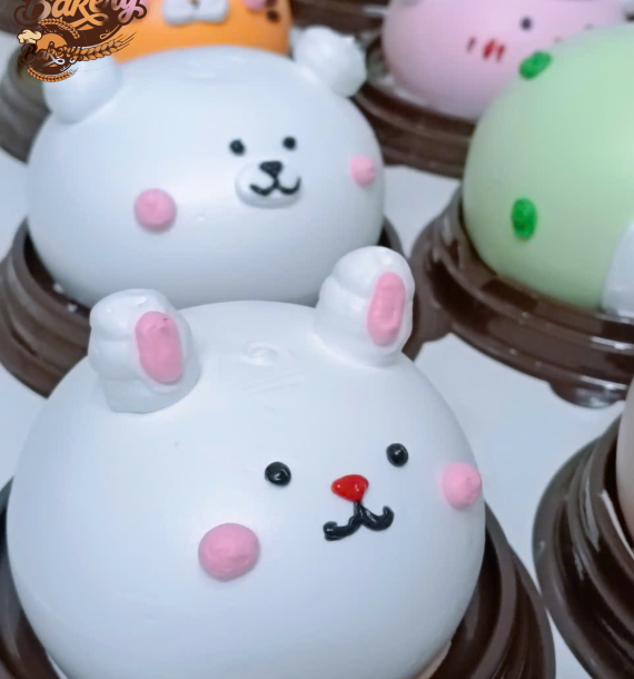 Bánh Kem Bơ Thú Mini Siêu Cute
