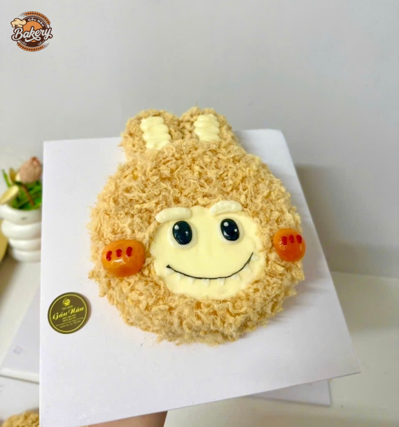 Bánh Bông Lan Trứng Muối Hình Con Thỏ
