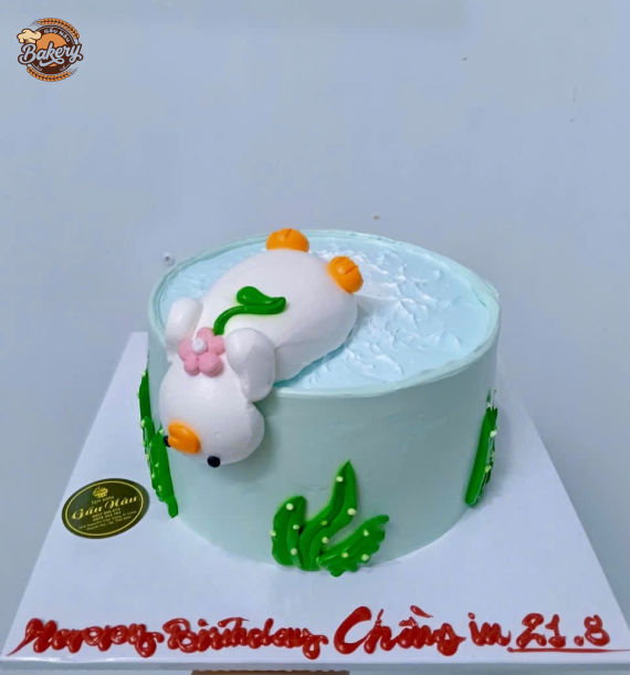 Bánh Kem Hình Con Vịt Cute