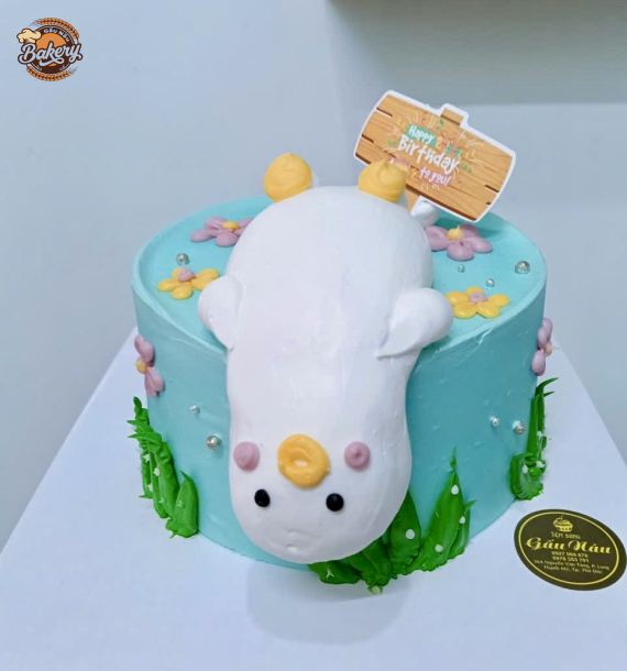 Bánh Kem Hình Con Vịt Siêu Cute