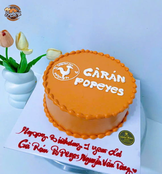 Bánh Kem Sinh Nhật Mini Họa Tiết Gà Con