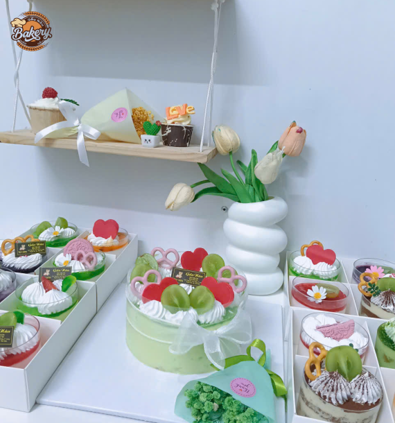 Bánh Mousse Vị Dưa Lưới