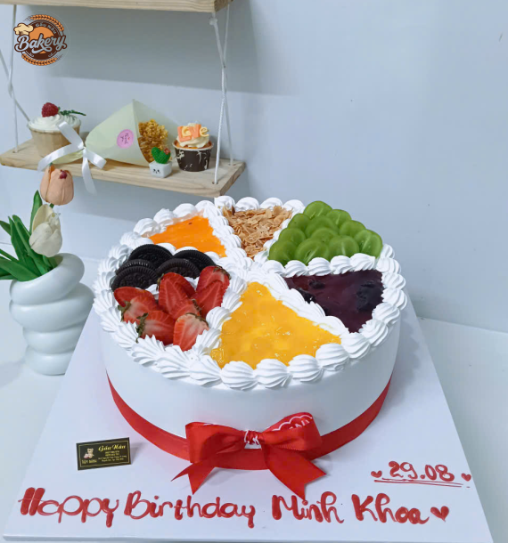 Set Bánh Mousse Vị Dâu, Việt Quất, Xoài, Chanh Dây