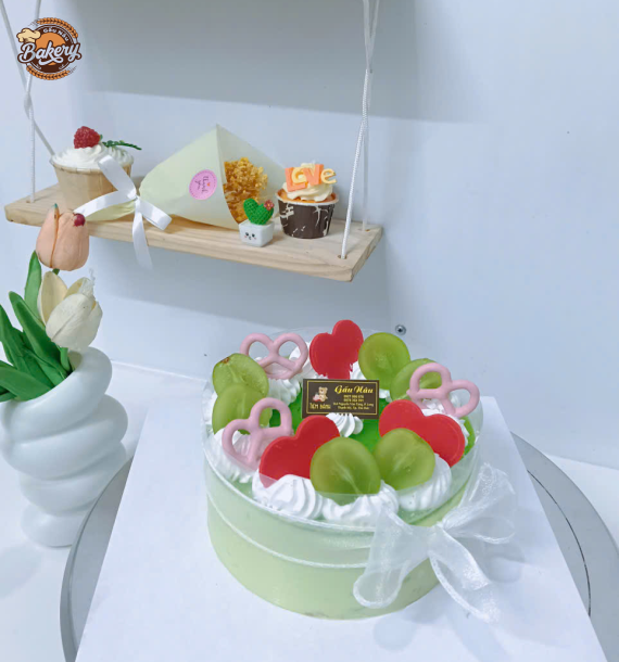 Bánh Mousse Vị Dưa Lưới