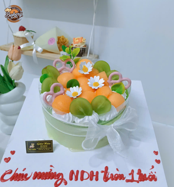 Bánh Mousse Vị Dưa Lưới