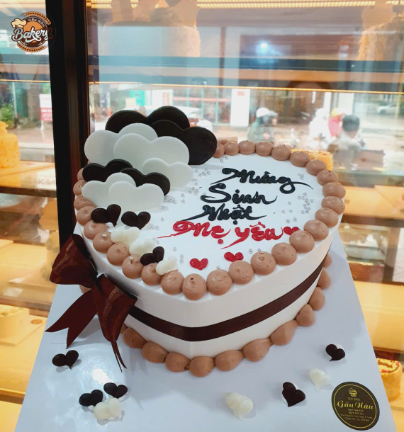Mẫu Bánh Kem Tình Yêu - Bánh Sinh Nhật Trái Tim