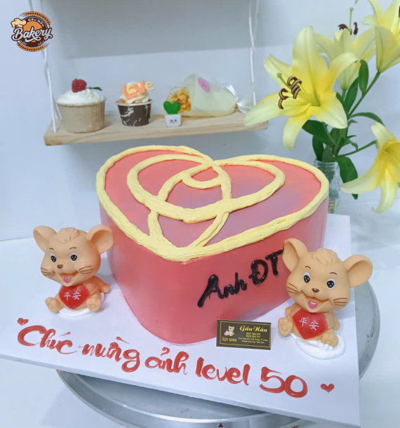 Bánh Kem Sinh Nhật Hình Trái Tim Đầy Ý Nghĩa