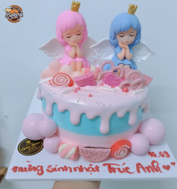 Bánh Kem Sinh Nhật Hình 2 Công Chúa
