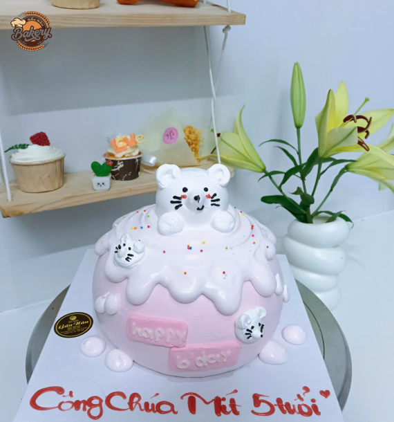 Bánh Kem Hình Thú Siêu Cute Cho Bé