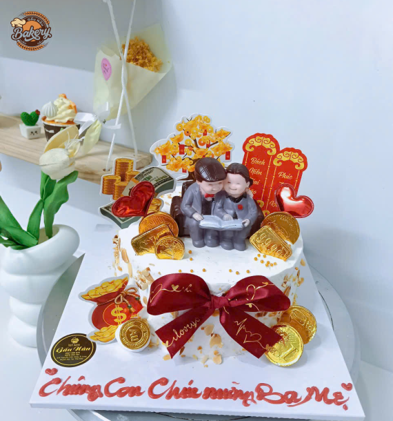 Bánh Kem Bắp Phô Mai - Mừng Lễ Ba Mẹ Ông Bà