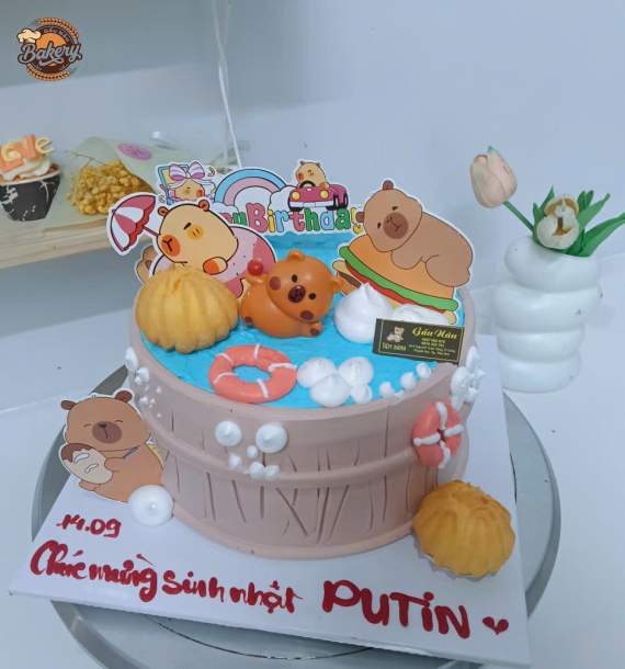 Bánh Kem Hình Con Gấu