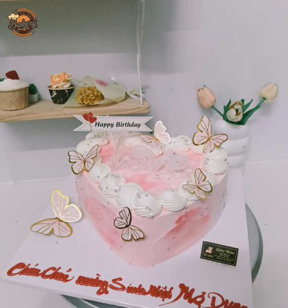Mẫu Bánh Kem Tình Yêu - Bánh Sinh Nhật Trái Tim