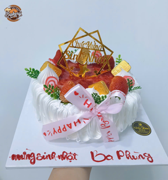 Bánh Kem Sinh Nhật Mix Dâu Tây