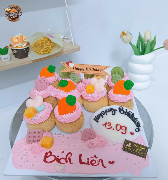 Mẫu Bánh Cupcake Sinh Nhật