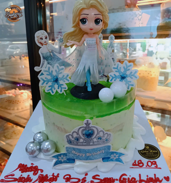 Bánh Kem Sinh Nhật Elsa Frozen